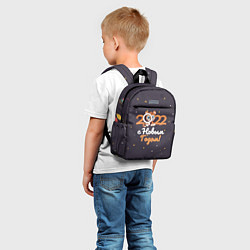 Детский рюкзак С Новым Годом 2022!, цвет: 3D-принт — фото 2