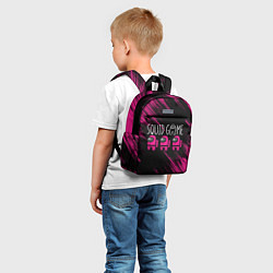 Детский рюкзак ИГРА В ПРЕДАТЕЛЯ КАЛЬМАР, цвет: 3D-принт — фото 2