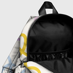 Детский рюкзак Разные линии, цвет: 3D-принт — фото 2