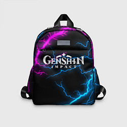 Детский рюкзак GENSHIN IMPACT NEON FLASH НЕОНОВЫЕ РАЗРЯДЫ МОЛНИЙ