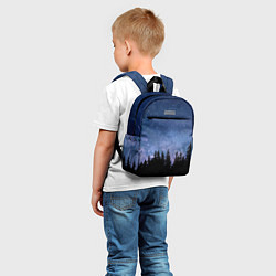 Детский рюкзак НОЧНОЙ ЛЕС И ЗВЕЗДЫ, цвет: 3D-принт — фото 2