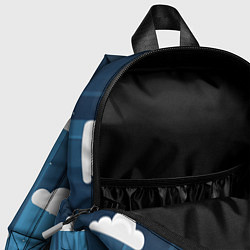 Детский рюкзак Облака в очереди, цвет: 3D-принт — фото 2