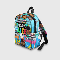 Детский рюкзак Toca Boca Тока Бока аттракцион, цвет: 3D-принт — фото 2