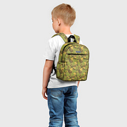 Детский рюкзак Мозги камуфляж, цвет: 3D-принт — фото 2