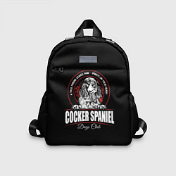 Детский рюкзак Кокер-Спаниель Cocker Spaniel, цвет: 3D-принт