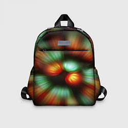 Детский рюкзак Вспышка света в виде ярких линий, цвет: 3D-принт