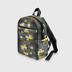 Детский рюкзак Золотая руда - Minecraft, цвет: 3D-принт — фото 2
