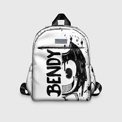 Детский рюкзак BENDY - БЕНДИ БРЫЗГИ КРАСКИ, цвет: 3D-принт