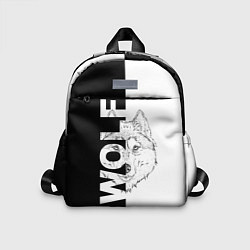 Детский рюкзак WOLF Волк, цвет: 3D-принт
