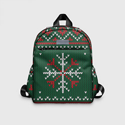 Детский рюкзак Knitted Snowflake Pattern