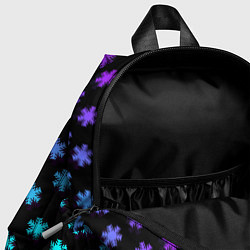 Детский рюкзак NEON WINTER IS COMING ЗИМА БЛИЗКО НЕОН, цвет: 3D-принт — фото 2