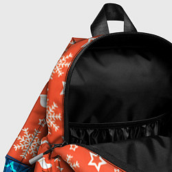 Детский рюкзак Новогодний узор, цвет: 3D-принт — фото 2