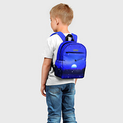 Детский рюкзак НОВОГОДНЯЯ НОЧЬ 2022 NIGHT SANTA CLAUS, цвет: 3D-принт — фото 2