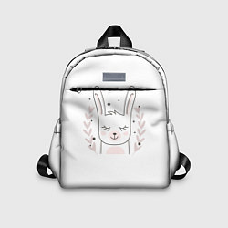 Детский рюкзак Умиротворенный зайка, цвет: 3D-принт