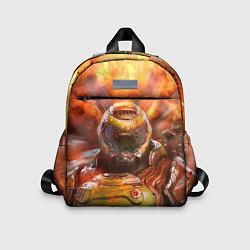 Детский рюкзак DoomGuy in Fire Doom, цвет: 3D-принт