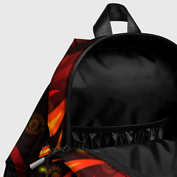 Детский рюкзак MANCHESTER UNITED FIRE STYLE SPORT ПЛАМЯ, цвет: 3D-принт — фото 2