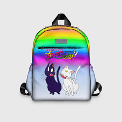 Детский рюкзак Луна и Артемис под радугой, цвет: 3D-принт