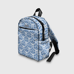 Детский рюкзак Зимнее кружевство, цвет: 3D-принт — фото 2