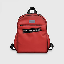 Детский рюкзак VIVA LA RESISTENCIA, цвет: 3D-принт