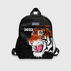 Детский рюкзак Рычащий Тигр и Снегопад 2022, цвет: 3D-принт