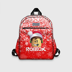 Детский рюкзак ROBLOX НОВОГОДНИЙ SMILE 2022, цвет: 3D-принт