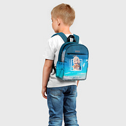 Детский рюкзак Паймон Paimon, Genshin Impact Геншин импакт, цвет: 3D-принт — фото 2