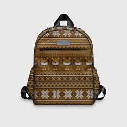 Детский рюкзак Вязаный стиль - Тигренок 2022, цвет: 3D-принт