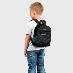 Детский рюкзак Gravity blue line theme, цвет: 3D-принт — фото 2