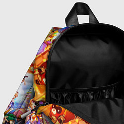 Детский рюкзак Застолье всех героев ГЕНШИН ИМПАКТА, цвет: 3D-принт — фото 2
