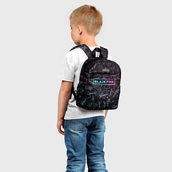 Детский рюкзак NEON BLACKPINK АВТОГРАФЫ, цвет: 3D-принт — фото 2