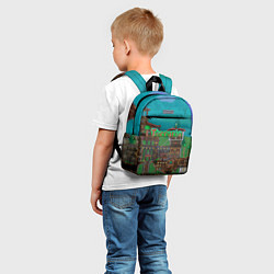 Детский рюкзак Дом в Террарии, цвет: 3D-принт — фото 2