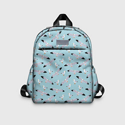Детский рюкзак Чайки паттерн, цвет: 3D-принт