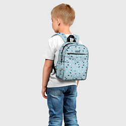 Детский рюкзак Чайки паттерн, цвет: 3D-принт — фото 2
