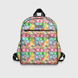 Детский рюкзак Разные Валюты и Криптовалюты, цвет: 3D-принт