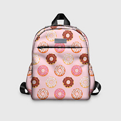 Детский рюкзак Pink donuts, цвет: 3D-принт