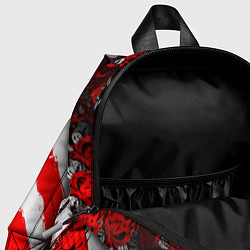 Детский рюкзак SAMURAI CYBERPUNK 2077 RED AND WHITE, цвет: 3D-принт — фото 2