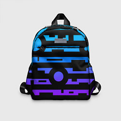 Детский рюкзак Неоновая геометрия Neon, цвет: 3D-принт