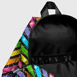 Детский рюкзак Радужные полосы микс, цвет: 3D-принт — фото 2
