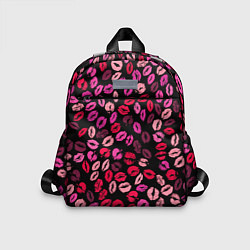 Детский рюкзак Покрытый поцелуями, цвет: 3D-принт