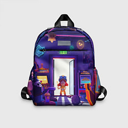 Детский рюкзак Бравл старс Джесси в игровой комнате brawl stars, цвет: 3D-принт