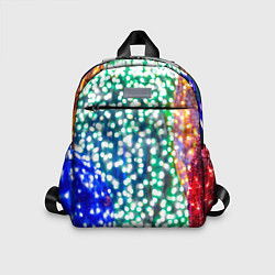Детский рюкзак Новогодняя инсталляция - Шары, цвет: 3D-принт