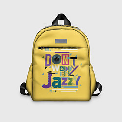 Детский рюкзак Джаз Jazz, цвет: 3D-принт