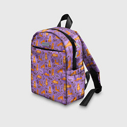 Детский рюкзак Кошачья Йога, цвет: 3D-принт — фото 2