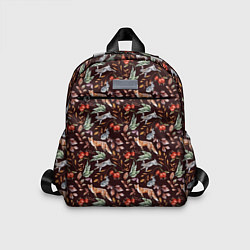 Детский рюкзак Лесная лисичка паттерн, цвет: 3D-принт