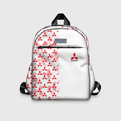Детский рюкзак Mitsubishi Mini logo Half pattern, цвет: 3D-принт