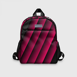 Детский рюкзак Red Stripe 3D Красные полосы, цвет: 3D-принт