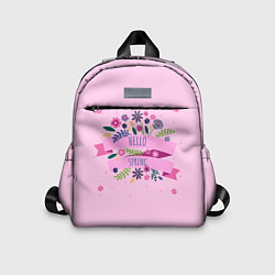 Детский рюкзак Привет весна!, цвет: 3D-принт
