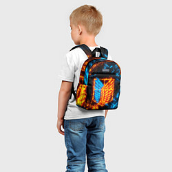 Детский рюкзак АТАКА ТИТАНОВ БИТВА ОГНЕЙ ATTACK ON TITAN FIRE, цвет: 3D-принт — фото 2