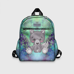 Детский рюкзак Маленький серый волк, цвет: 3D-принт