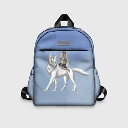 Детский рюкзак Принцесса Мононоке и волк, цвет: 3D-принт